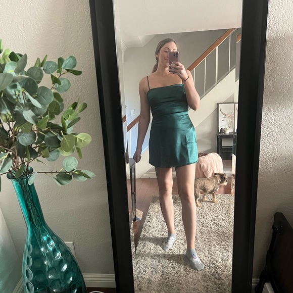 Green Mini Dress - Picture 4 of 6